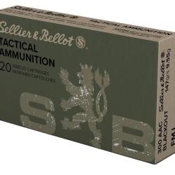 Balles S&B - Cal. 300 AAC- subso -  Blackout FMJ - 13 g