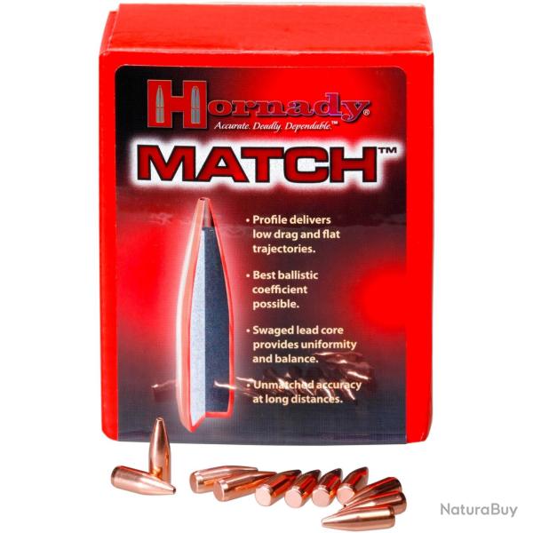 .308 10,9g/168grs. BTHP Match (Mod�le: 500 pi�ces, Calibre: .308 (7,62 mm))