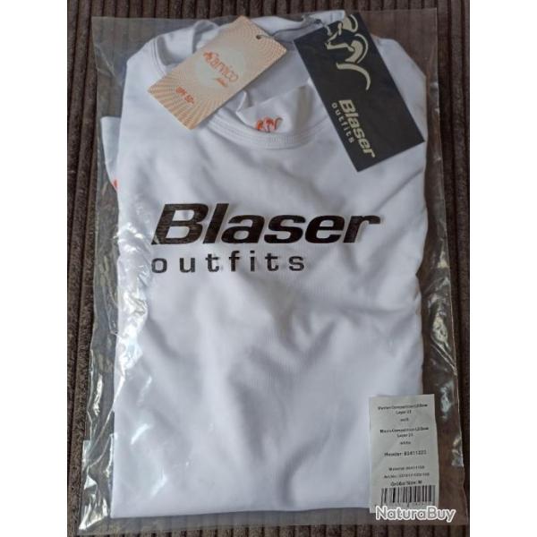 Blaser Herren comp�tition base layer white
