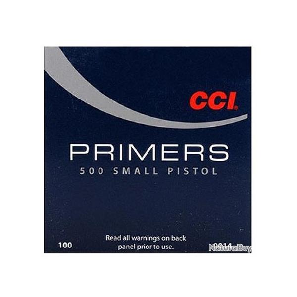Amorces CCI Small Pistol boite de 100