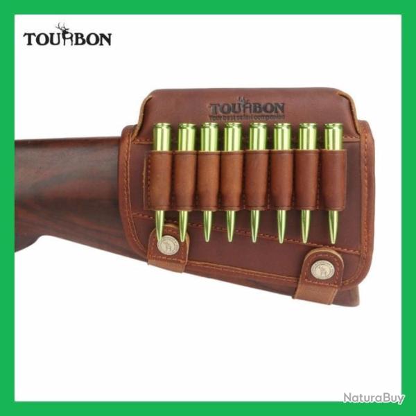 Tourbon  repose-joue pour fusil, en cuir v�ritable