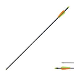 Fl&egrave;che de tir &agrave; l'arc 30 pouces, fibre de verre, noire