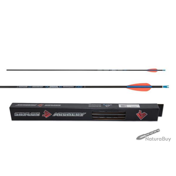 Lot de 12 fl�ches Skylon Radius 4,2 mm en carbone 1100 60-80 gr