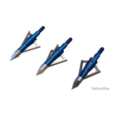 3 Pointes de chasse Steambow Bodkin tips pour Arc Fenris