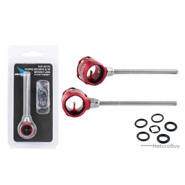 Scope recurve Avalon Tec One RH Rouge .019 Green fiber