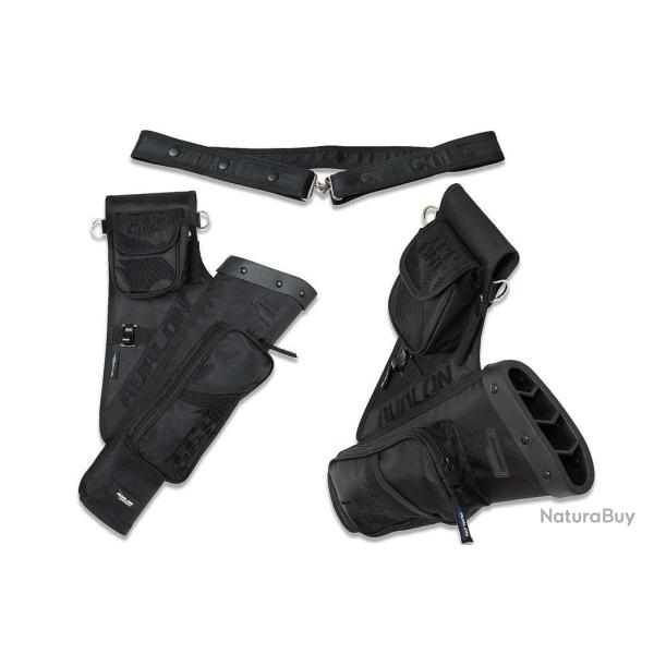Carquois cible Avalon Tec One LH Black-Black 2 pockets