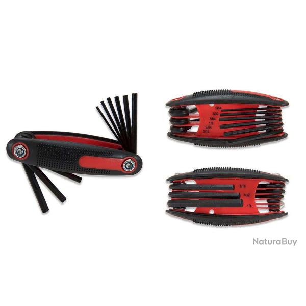 Set de cl�s allen et Torx Maximal avec poign�e large