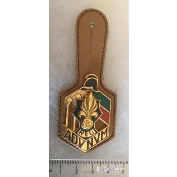 INSIGNE LEGION �TRANG�RE - 6�me R�GIMENT �TRANGER Drago avec cuir