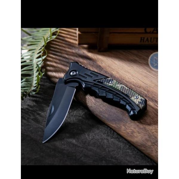 Couteau pliant self d�fense survie tactique
