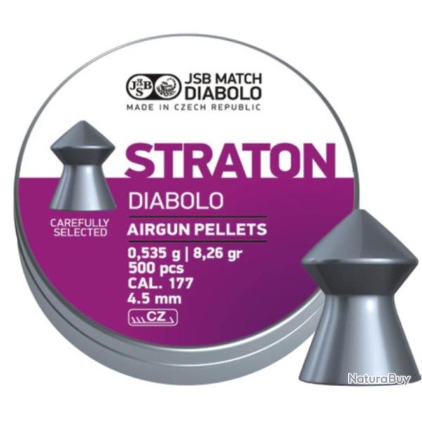 Plomb air comprim� JSB Straton diabolo cal.4.5 par 500