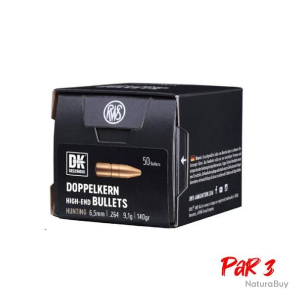 Ogives RWS DK - 9.1 g / Par 3 / 6,5 mm