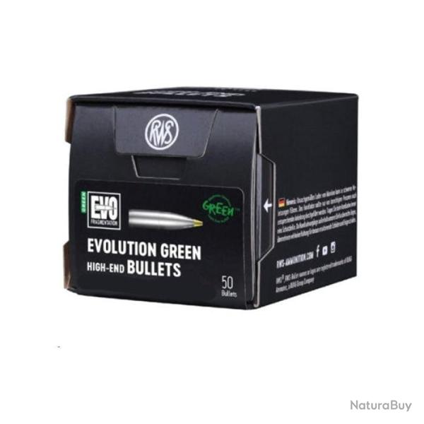 Ogives RWS Evo Green - 7,62 mm / 9 g / Par 1