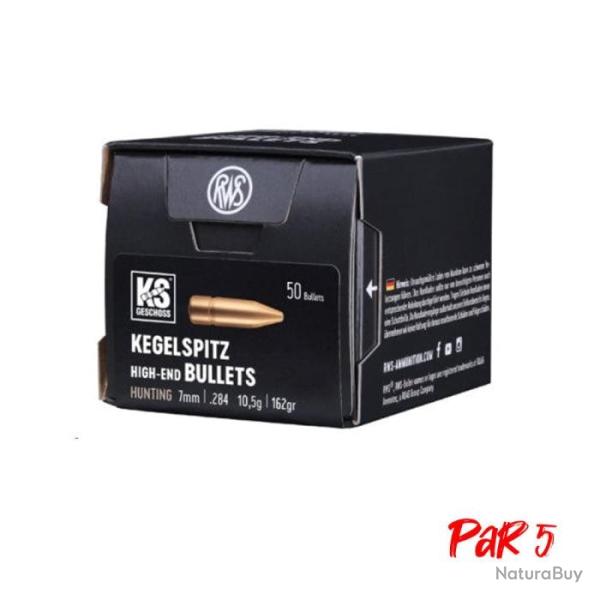 Ogives RWS KS - 7 mm / 10.5 g / Par 5