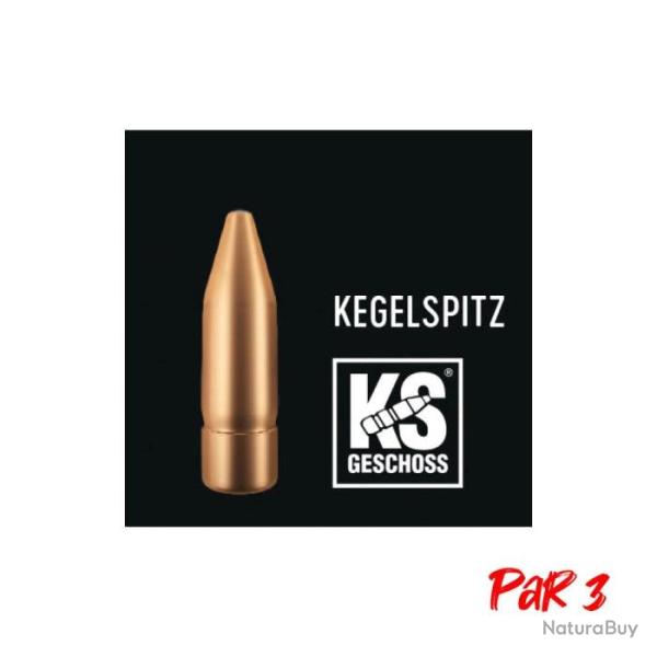 Ogives RWS KS - 6,5 mm / 8.2 g / Par 3