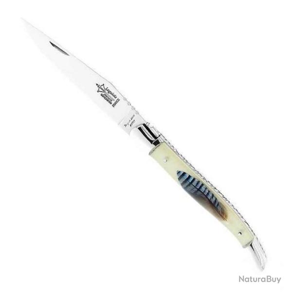 Couteau Laguiole "Plumes de geai" 12 cm [Arbal�te G. David]