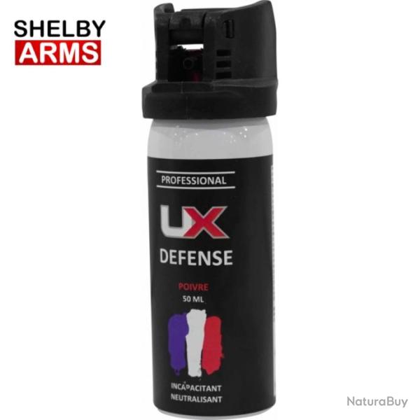Bombe UX Lacrymog�ne 50ml POIVRE