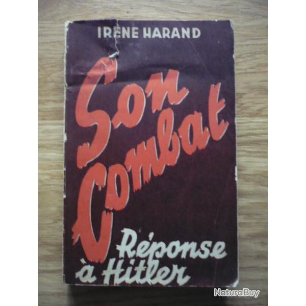Son Combat - R�ponse � Hitler - HARAND, Ir�ne - RARE