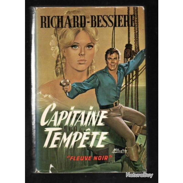 capitaine temp�te de richard bessierre d�dicac� , roman historique