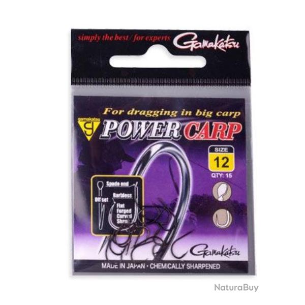 GAMAKATSU HAME�ON POWER CARP SPADE BARBLESS GAMAKATSU 12