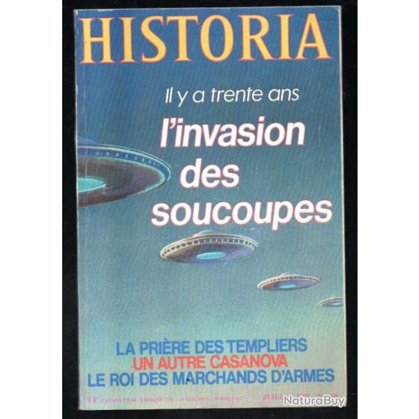 historia n�368 juillet 1977 , templiers , soucoupes volantes , madame royale, casanova, zaharoff