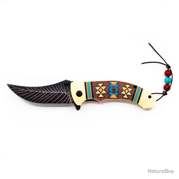 Albainox Indian Classic 18814 Couteau pliant - Lame 8,5�cm avec verrou LinerLock