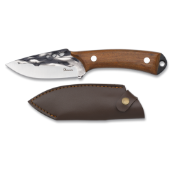 Albainox 32706 Couteau &agrave; lame fixe - &eacute;tui cuir