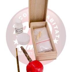 Amont S5004 Kit de nettoyage katana - Coffret bois complet