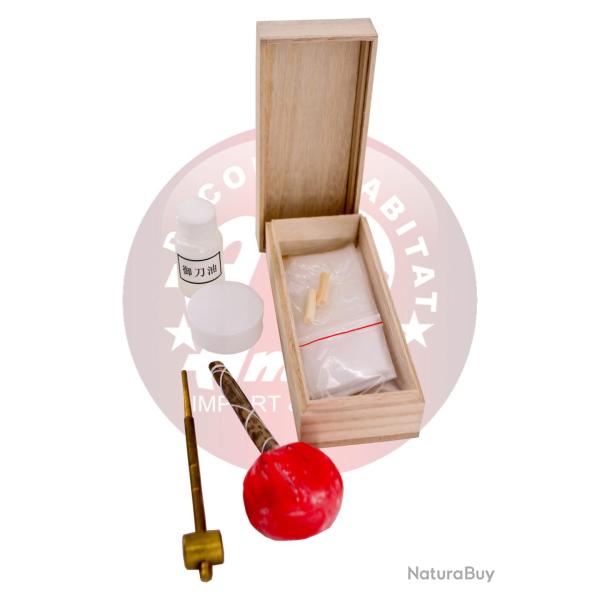 Amont S5004 Kit de nettoyage katana - Coffret bois complet