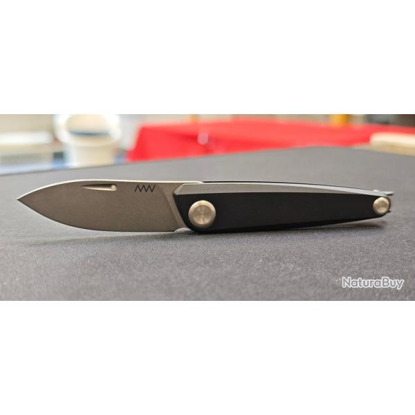 Couteau de poche ANV Z050-001 - Slip-joint, acier Sleipner, format compact�