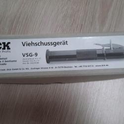 Appareil &agrave; &eacute;tourdir le b&eacute;tail Etourdisseur pour gros b&eacute;tail Dick 9 0235 00 VSG9