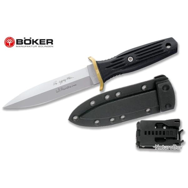 Boker 120546 Applegate Fairbairn Boot, Dague de combat, d�fense