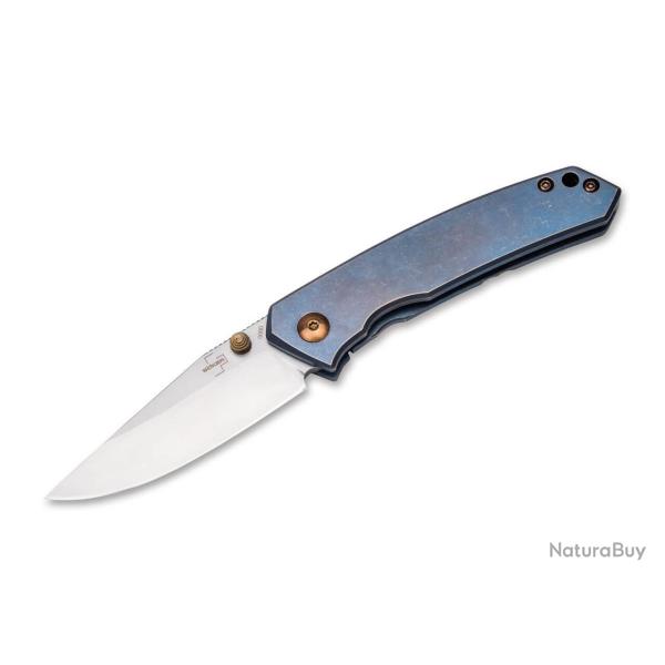 01BO494 - B�ker Canoe couteau pliant S35VN titanium EDC