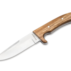 Couteau fixe B&ouml;ker Magnum Elk Hunter Zebrawood 02GL687 chasse outdoor