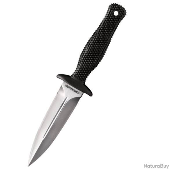 Cold Steel Counter Tac II - 10BCTM - AUS-8A Dague de cou - lame 8,6 cm, �tui Secure-Ex