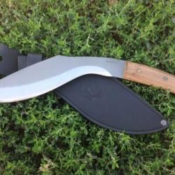 Condor Heavy Duty Kukri - Machette Kukri Robuste pour Bushcraft et Camping