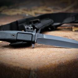 Couteau Tactique Extrema Ratio Col Moschin Black - Lame N690 16 cm | Fabriqu&eacute; en Italie