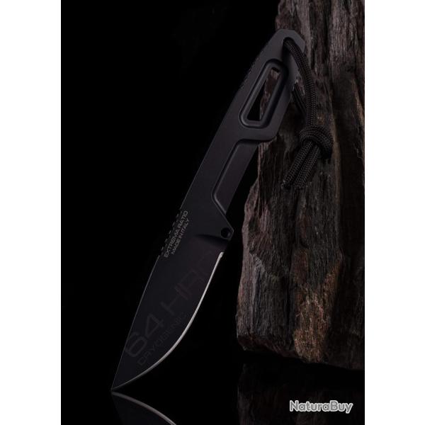 Extrema Ratio Satre Noir S600 04.1000.0222-BLK - Couteau fixe compact 6,8 cm