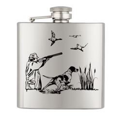 Flasque Inox Albainox 40122GR295 - 170&nbsp;ml pour Chasse et Outdoor