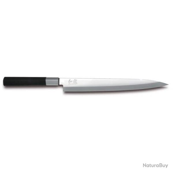 Kai 6724Y Wasabi Black Yanagiba Lame de 24 cm