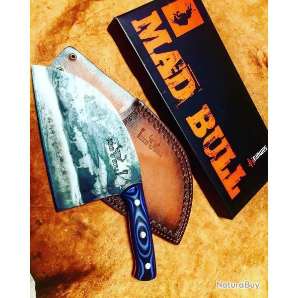 Samura SMB-0040 Mad Bull Chopper 17,5 cm - Hachoir Japonais Professionnel en Acier AUS-8