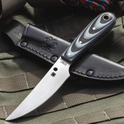 Spyderco Bow River FB46GP : Couteau Fixe Polyvalent sign&eacute; Phil Wilson