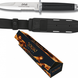 Dague tactique Tokisu 32381 Ishida - Lame acier 7Cr17MoV 15 cm avec &eacute;tui rigide