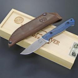 Couteau fixe White River Jason Fry Utility Hunter Blue/Black