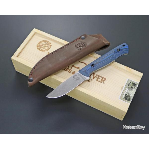Couteau fixe White River Jason Fry Utility Hunter Blue/Black