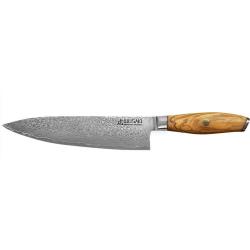Wusaki Fujiko 10CR Couteau de chef Damas lame 20cm