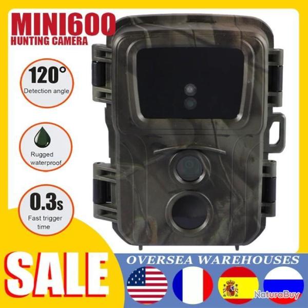 Mini600  Cam�ra de chasse 12mp, pi�ge � photos, Vision nocturne,