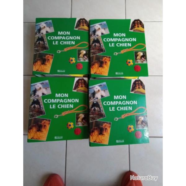 4 classeurs "mon compagnon le chien"
