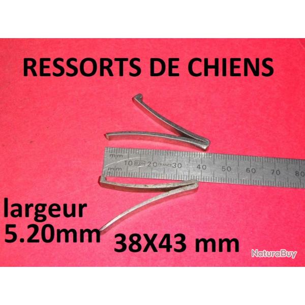 paire ressorts de chiens fusil 38x43mm juxtapos� hammerless etc.- VENDU PAR JEPERCUTE (SZA876)