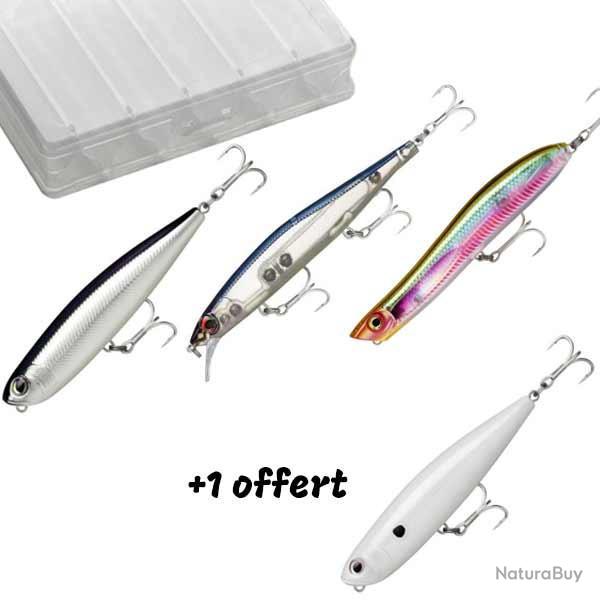 Box Rapala 3+1 Leurre Offert + Boite