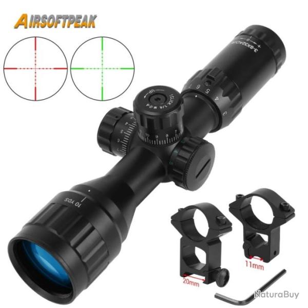 AirsoftPeak Lunette De Vis�e 3-9x32 AO Rail 20MM Paiement en 3 ou 4 fois - LIVRAISON GRATUITE !!!